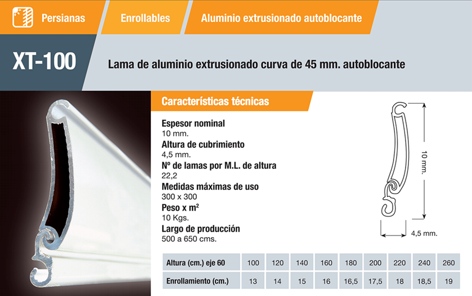 Persiana autoblocante seguridad